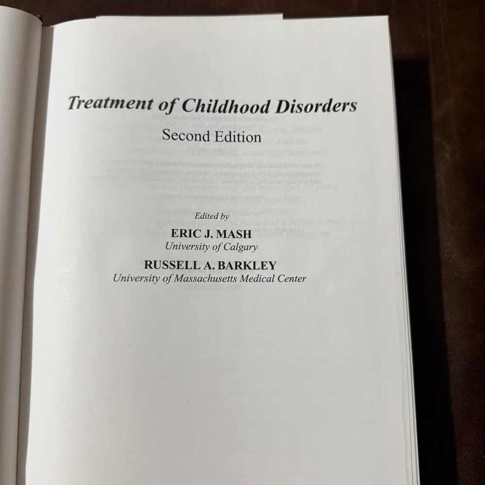 Treatment of Childhood Disorders - Red Hardcover